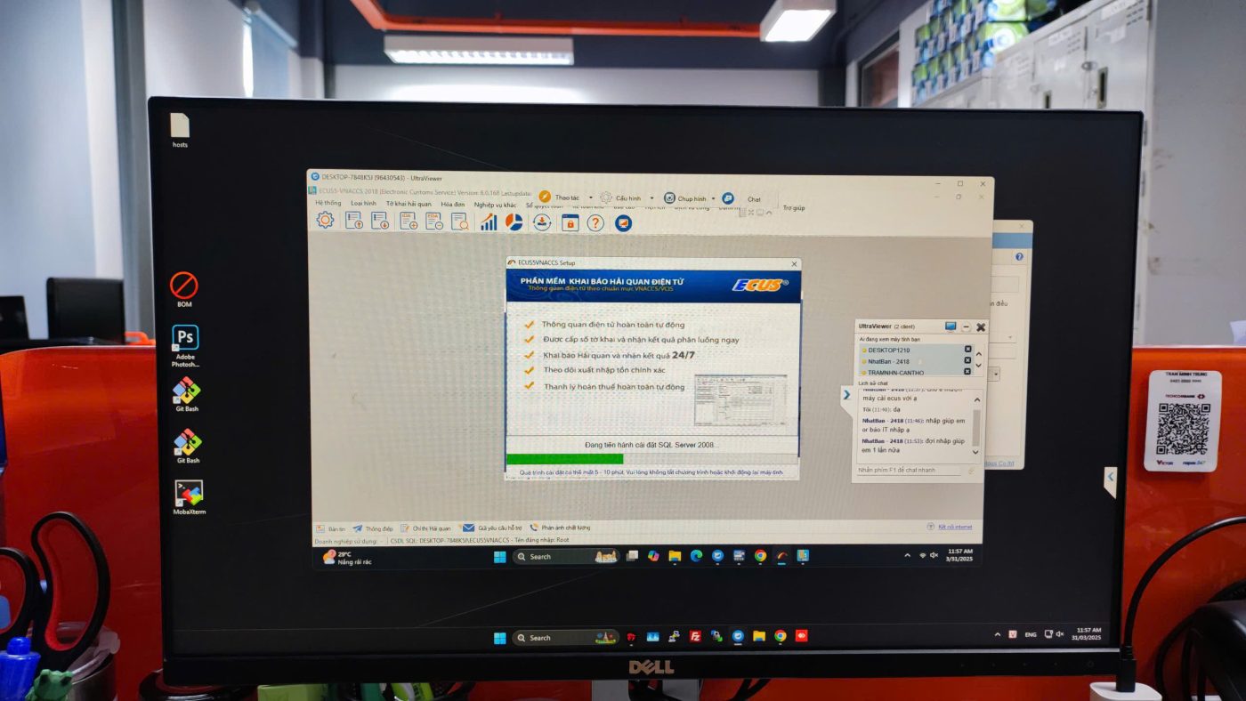 cài đặt phần mềm khai báo hải quan ECUS5VNACCS